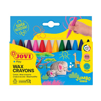 jovicolor triwax triwax creioane de ceara triunghiulare 12 buc 82mm diametru 11mm ro jov973 12