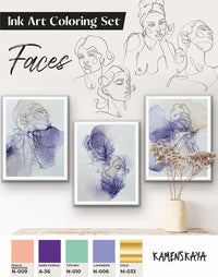 kamenskaya faces set de cerneala kamenskaya ro kmnfaces
