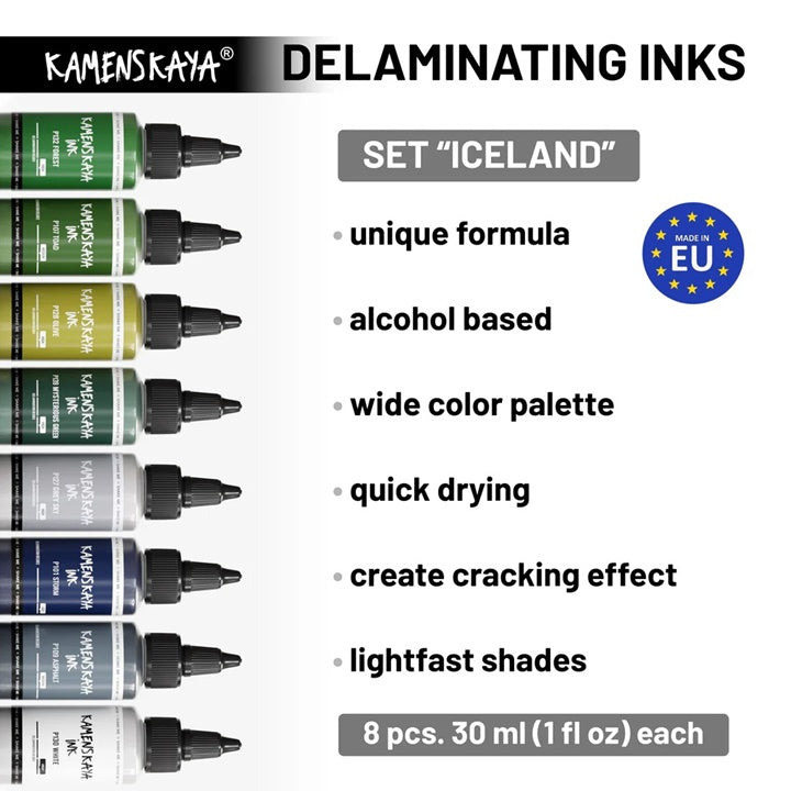 kamenskaya islanda set de cerneala delaminare ro kmn8iceland