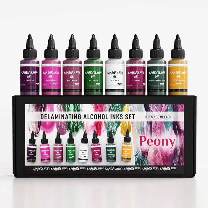 kamenskaya peony set de cerneala delaminare ro kmn8peony