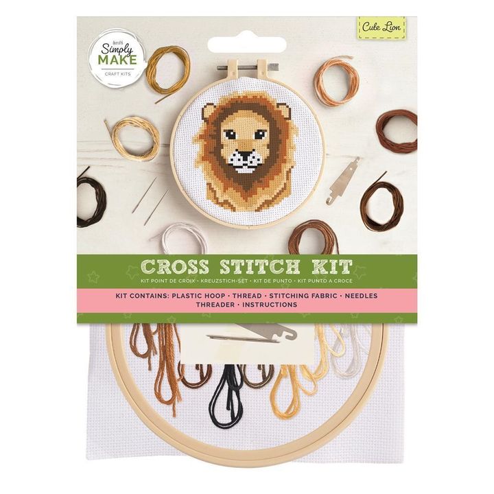 kit creativ de broderie leul ro dpcdsm 106173