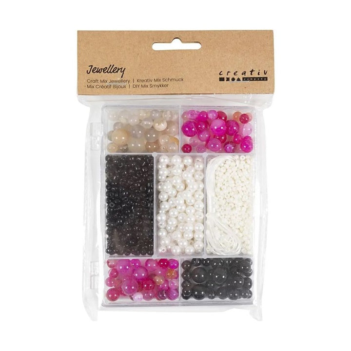 kit creativ pentru confectionarea bijuteriilor pink mix ro cch977791