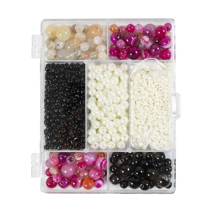 kit creativ pentru confectionarea bijuteriilor pink mix ro cch977791