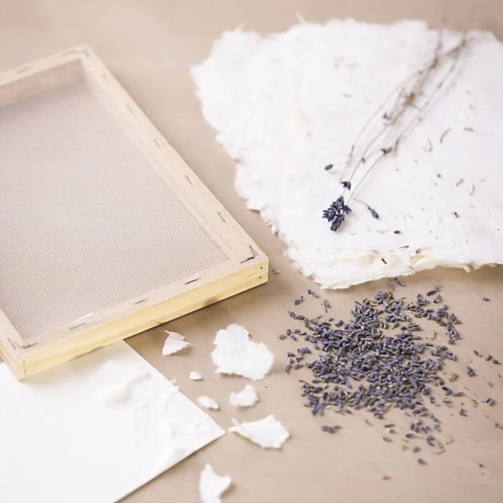 kit creativ pentru fabricarea hartiei lavanda ro cch78659
