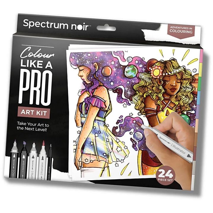 kit de arta ilustrativa adventures in colouring ro cch981009