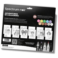 kit de arta ilustrativa adventures in colouring ro cch981009