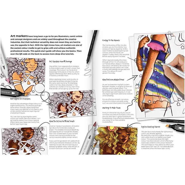 kit de arta ilustrativa adventures in colouring ro cch981009