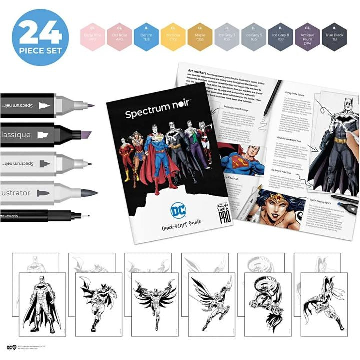 kit de arta ilustrativa batman ro cch981000