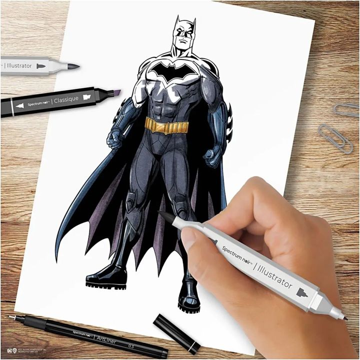 kit de arta ilustrativa batman ro cch981000