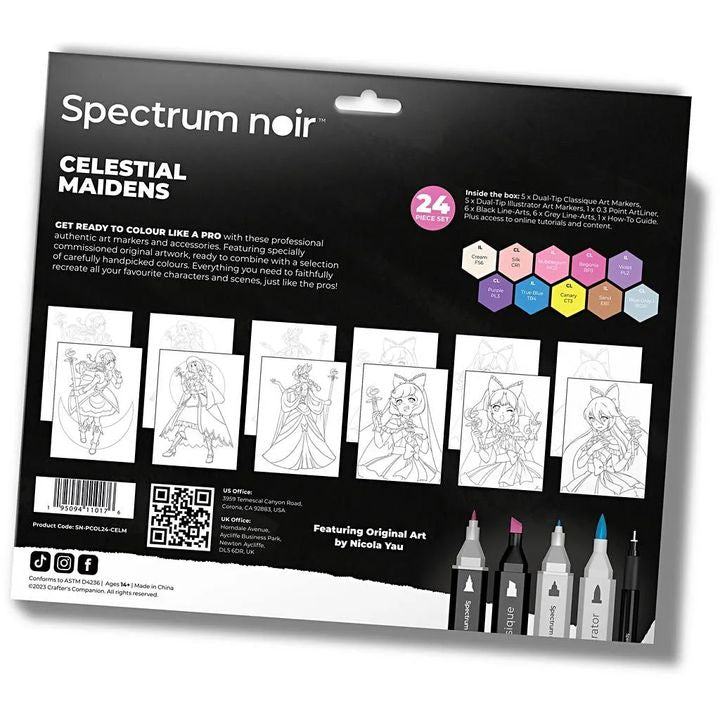 kit de arta ilustrativa celestial maidens ro cch981012