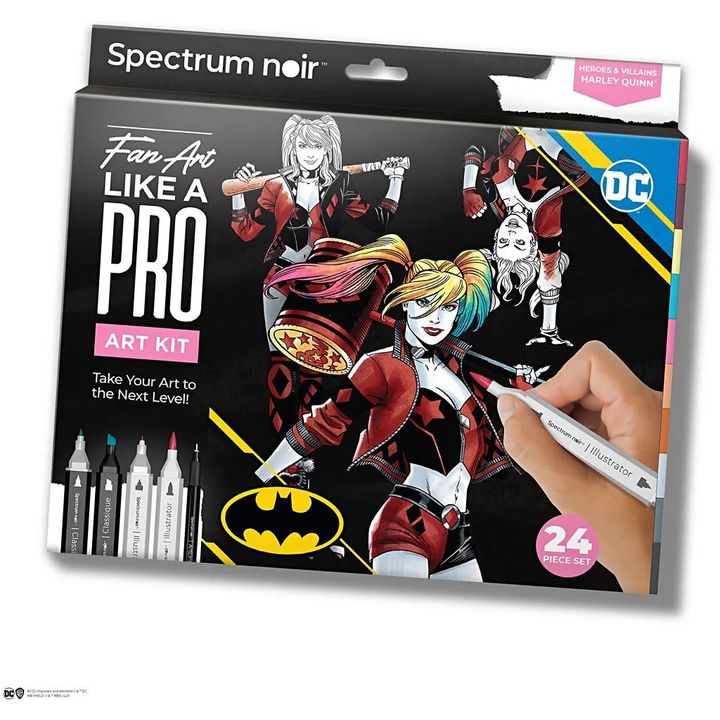 kit de arta ilustrativa harley quinn ro cch981005