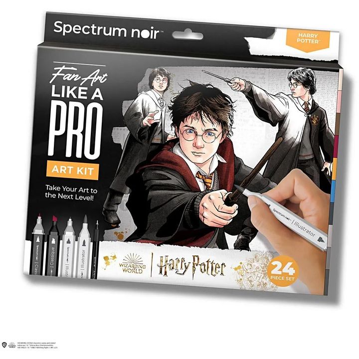 kit de arta ilustrativa harry potter ro cch981006