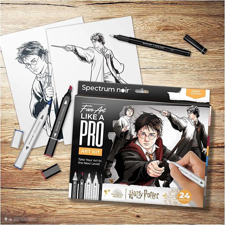 kit de arta ilustrativa harry potter ro cch981006