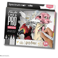 kit de arta ilustrativa harry potter magical companions ro cch981007