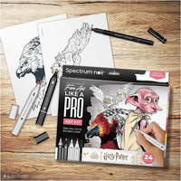 kit de arta ilustrativa harry potter magical companions ro cch981007