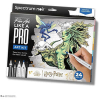 kit de arta ilustrativa harry potter magical creatures ro cch981008