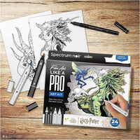 kit de arta ilustrativa harry potter magical creatures ro cch981008