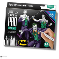 kit de arta ilustrativa heroes and villains the joker ro cch981004