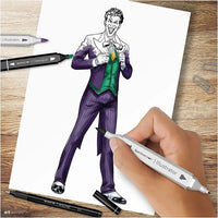 kit de arta ilustrativa heroes and villains the joker ro cch981004