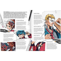 kit de arta ilustrativa manga a comic heroes ro cch981010
