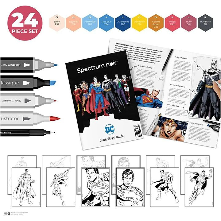 kit de arta ilustrativa superman ro cch981001