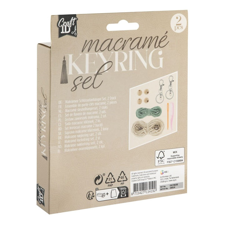 kit de artizanat macram keychain ro rmscr1728ge