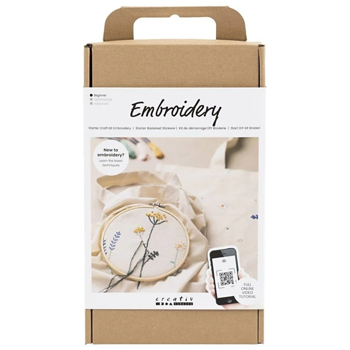 kit de broderie pentru incepatori flori ro cch970851