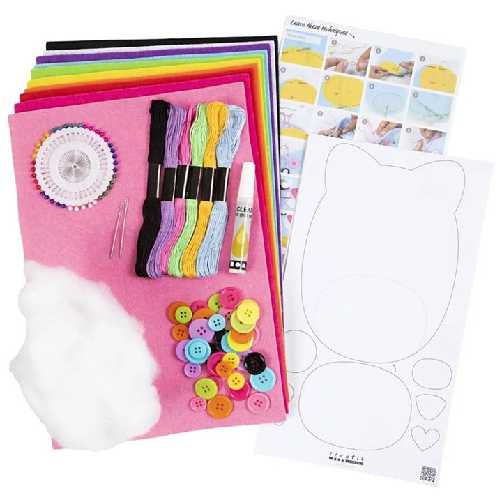 kit de cusut creativ ursuleti de plus ro cch977540
