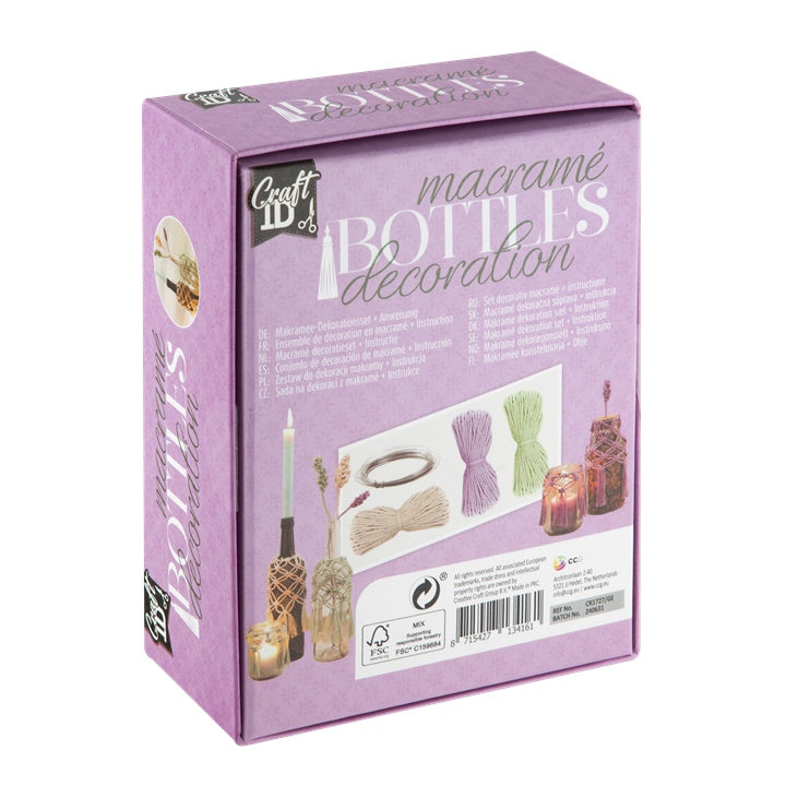 kit macram pentru decorarea sticlei ro rmscr1727ge
