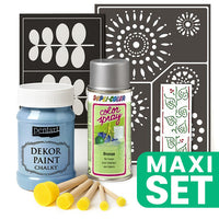 kit pentru renovarea mobilei cu vopsea spray argintie ice blue ro wqx100renlam