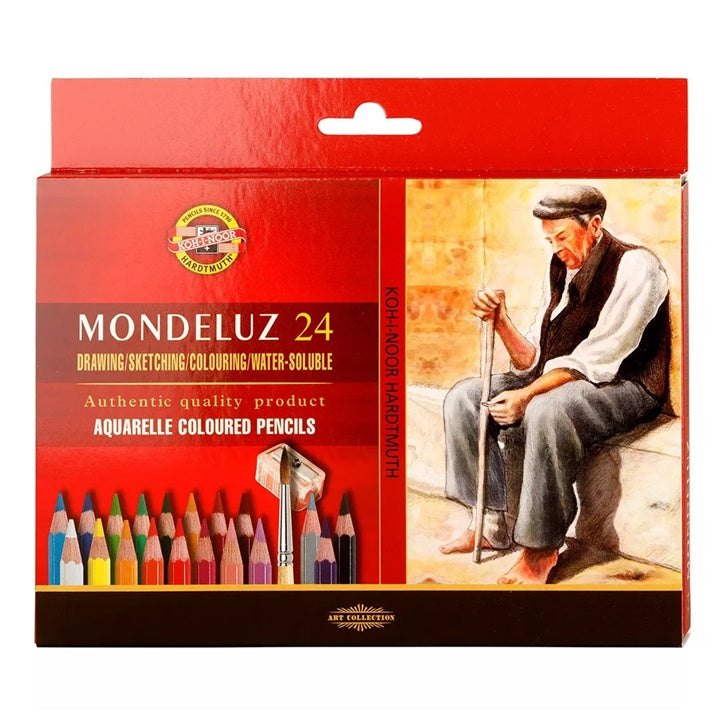 koh i noor mondeluz creioane acuarela 24 buc ro khn3711024003kz