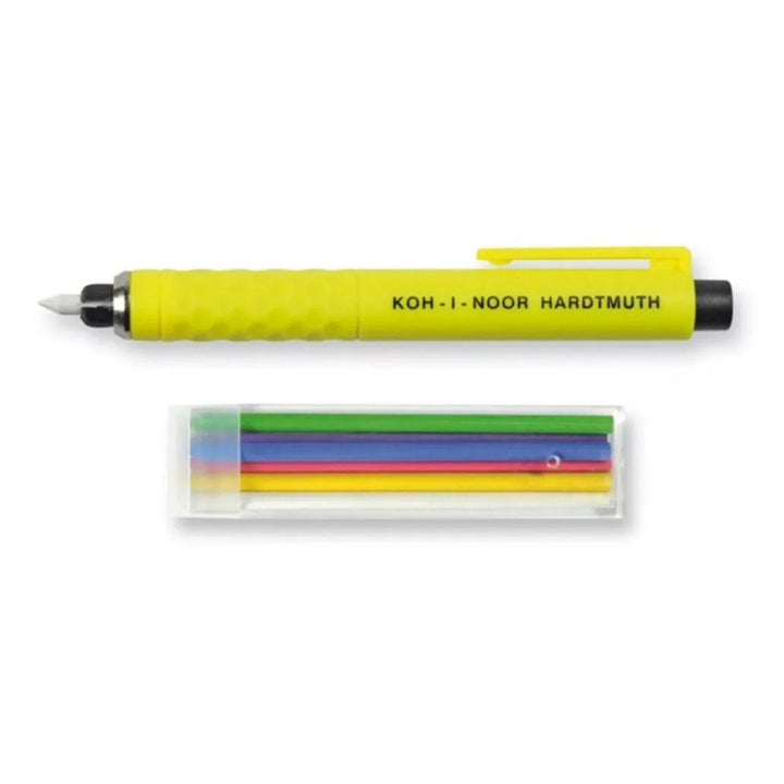koh i noor s128 creion creta de croitor cu rezerve de rezerva ro khns128pn8004bl