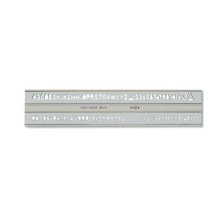 koh i noor sablon tehnic litere 5mm ro khn74800600000