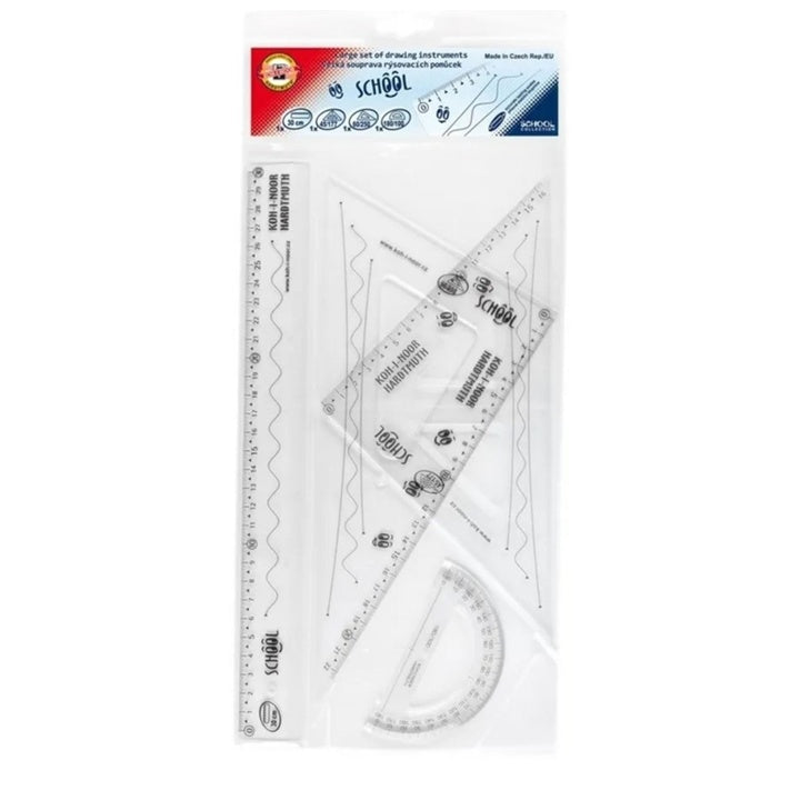 koh i noor set mare de geometrie 4 buc nivel scolar ro khn07502s0404pe