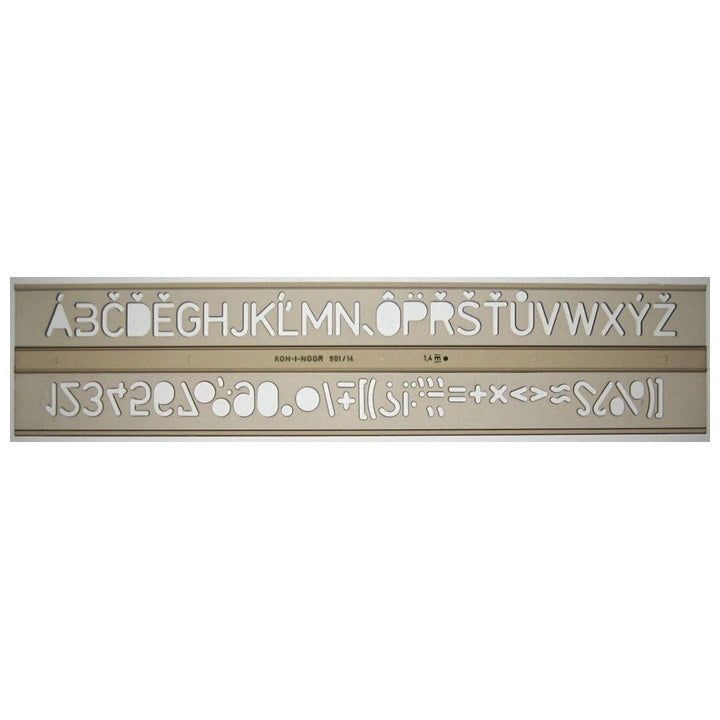 koh i noor stencil tehnic litere 14mm ro khn74801200000