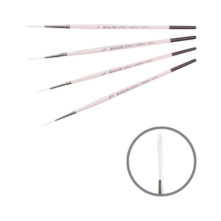 kolos flamingo 1023rl pensula sintetica pentru contur ro rsk421023rl