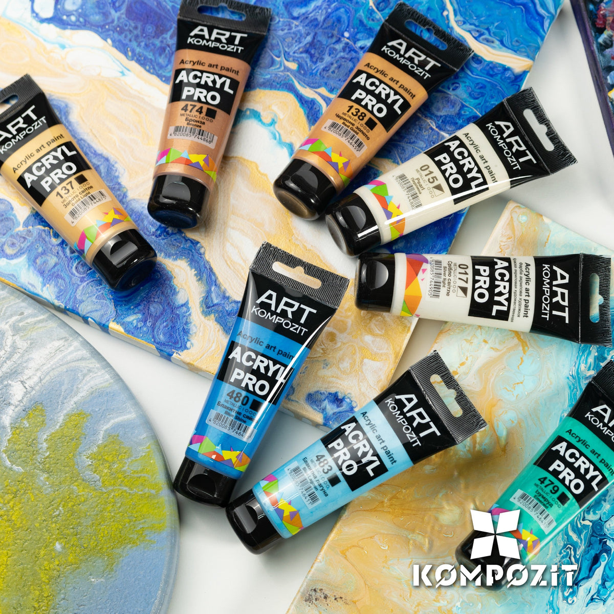 Vopsea acrilică ACRYL PRO ART Kompozit 75 ml
