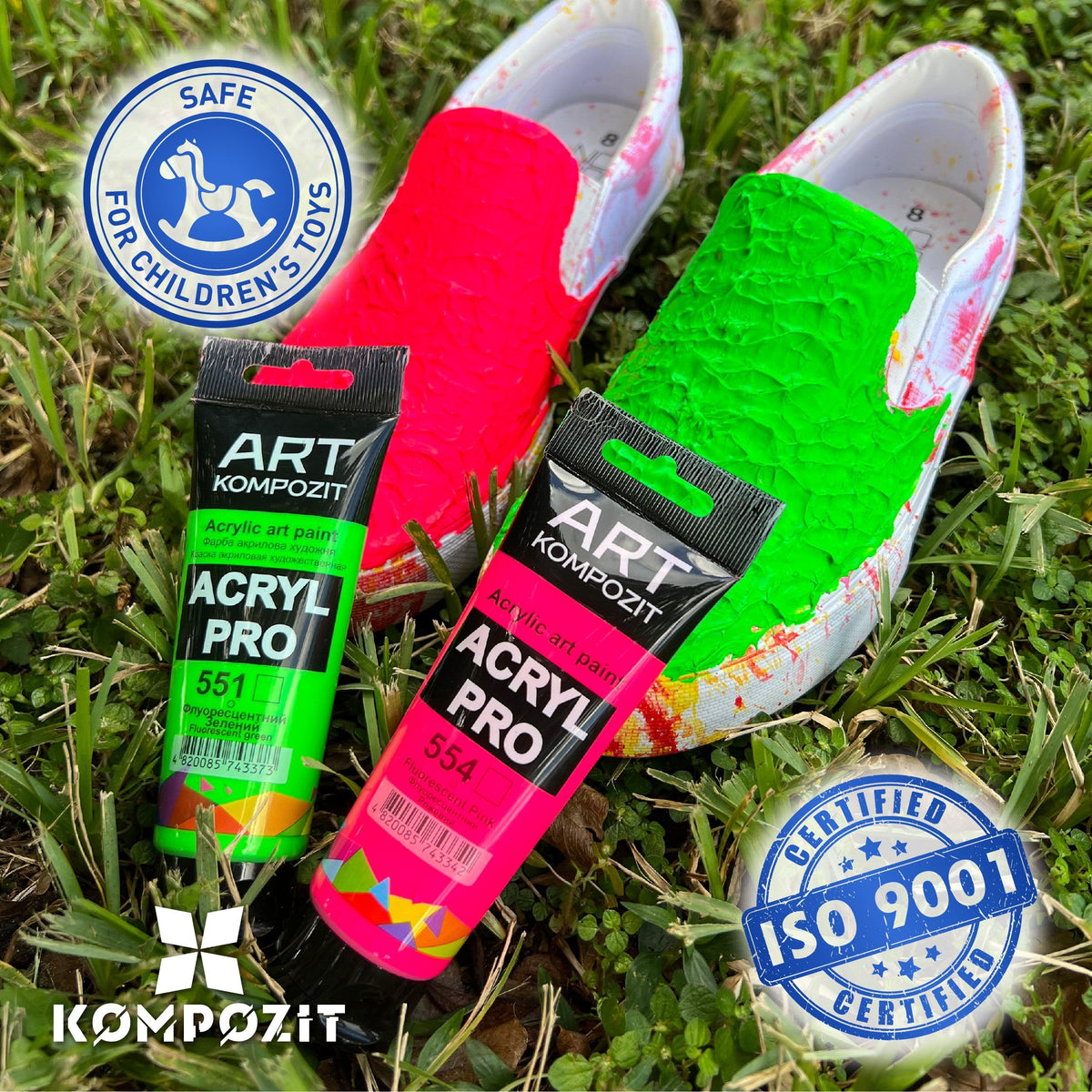 Vopsea acrilică fluorescentă ACRYL PRO ART Kompozit 75 ml