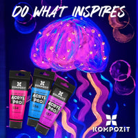 Vopsea acrilică fluorescentă ACRYL PRO ART Kompozit 75 ml