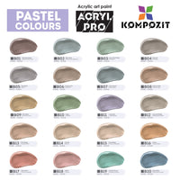 Vopsea acrilică Pastel ACRYL PRO ART Kompozit 75 ml