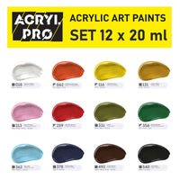 Set de vopsele acrilice Kompozit ACRYL PRO