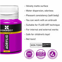 Culoare acrilică STANDART Kompozit Metallic 20 ml