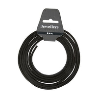 Curea din piele 3 mm x 2 m - diverse culori – negru