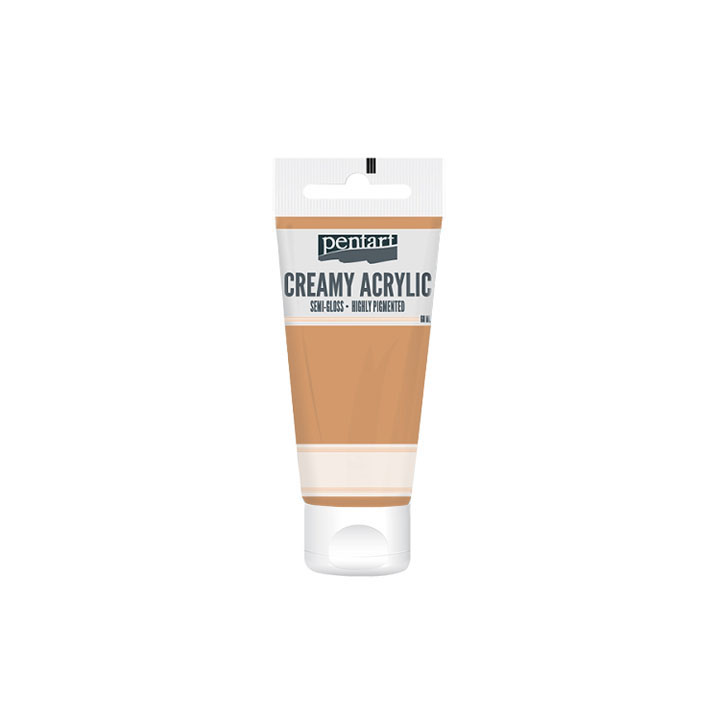 Culori acrilice cremoase, semi-lucioase-Pentart 60 ml – Salmon