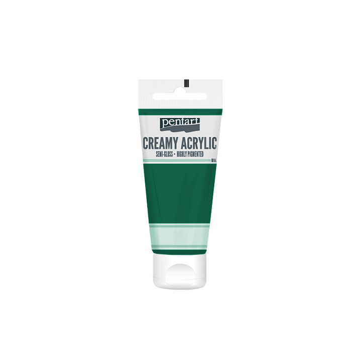 Culori acrilice cremoase, semi-lucioase-Pentart 60 ml