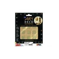 kreul patrate din folie decorativa aurie 140 x 140 mm 6 buc ro krl99442