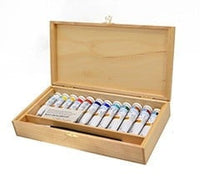 ladoga artistic paint set in cutie de lemn 12x18ml ro nvp1243079