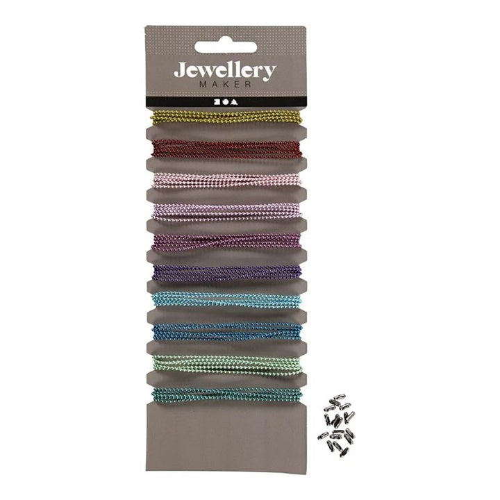 lanturi din margele colorate 10x80 cm mix de culori ro cch61505
