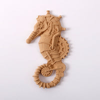 Lemn flexibil Pentart Căluț de mare 7 x 13 cm