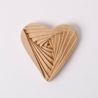 Lemn flexibil Pentart Inimă 5 x 6 cm
